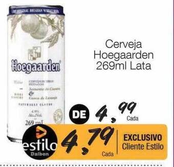 Supermercado Dalben Cerveja hoegaarden oferta