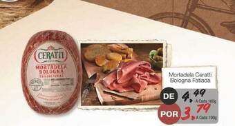 Supermercado Dalben Mortadela ceratti bologna fatiada oferta