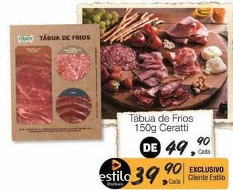 Supermercado Dalben Tábua de frios ceratti oferta