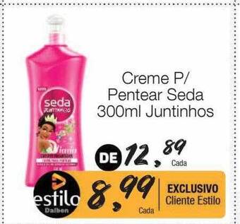 Supermercado Dalben Creme p pentear seda juntinhos oferta