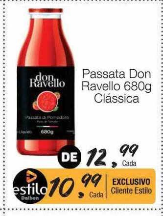 Supermercado Dalben Passata don ravello clássica oferta