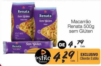 Supermercado Dalben Macarrão renata sem glúten oferta