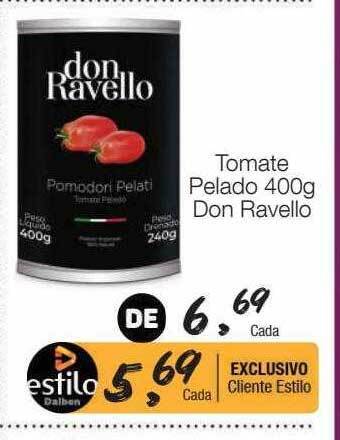 Supermercado Dalben Tomate pelado don ravello oferta