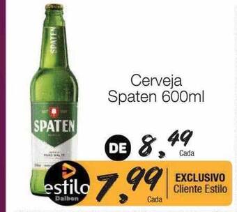 Supermercado Dalben Cerveja spaten oferta