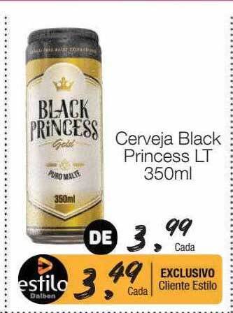Supermercado Dalben Cerveja black princess lt oferta