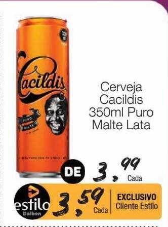 Supermercado Dalben Cerveja cacildis puro malte oferta