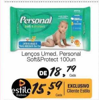 Supermercado Dalben Lenços umed. personal soft & protect oferta