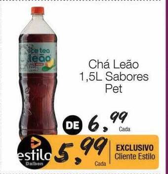 Supermercado Dalben Chá leão sabores pet oferta