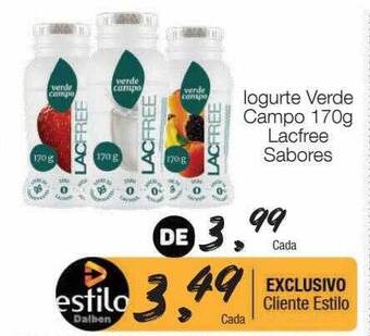 Supermercado Dalben Iogurte verde campo lacfree sabores oferta