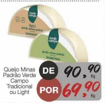 Supermercado Dalben Queijo minas padrão verde campo tradicional ou light oferta