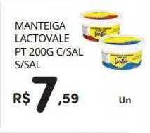 Supermercado Vitorino Manteiga lactovale pt c sal s sal oferta