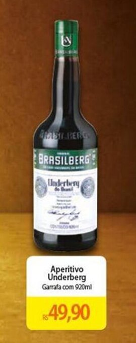 Atacadão Aperitivo Underberg 920ml oferta