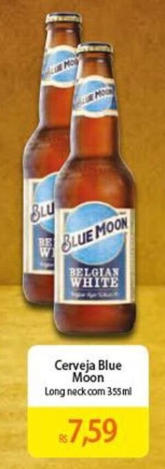 Cerveja Blue Moon Long Neck com 355ml