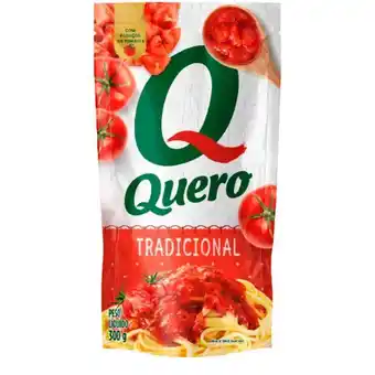 Atacadão Molho de tomate tradicional sachê 300g - quero oferta