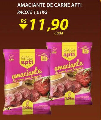 Assaí Atacadista Amaciante de Carne Apti pacote 1.01kg oferta