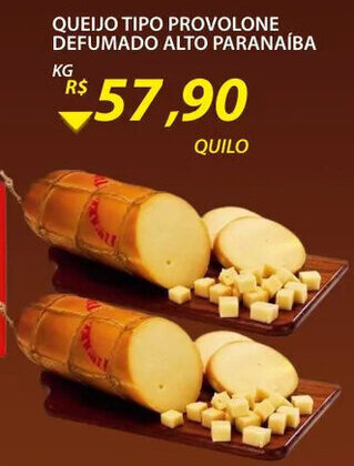 Assaí Atacadista Queijo Tipo Provolone Defumado Alto Paranaiba 1kg oferta