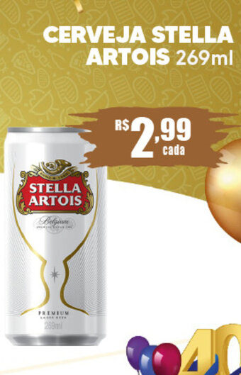 Supermercado Precito Cerveja Stella Artois 269ml oferta