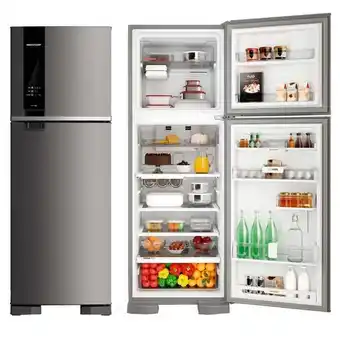 Carrefour Geladeira brastemp frost free 2 portas 375l evox brm45hk oferta