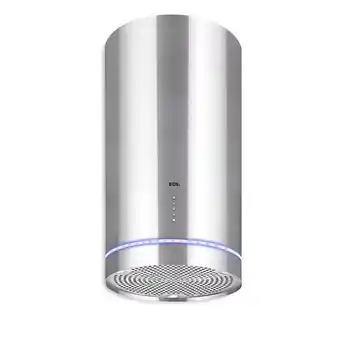 Coifa e depurador de ilha eos 35cm redonda eco40ir inox 110v