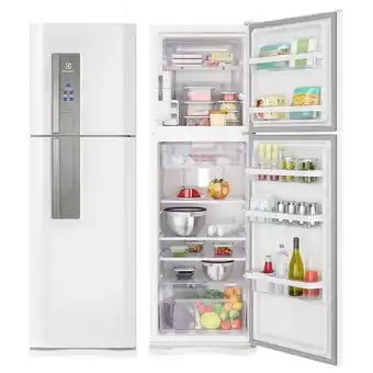 Carrefour Geladeira 2 portas 402 litros frost free electrolux df44 oferta