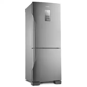 Geladeira panasonic frost free 2 portas inverter nr-bb53pv3xa 425 litros inox 110v