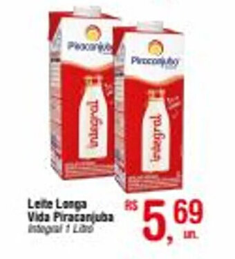 Fort Atacadista Leite Longa Vida Piracanjuba 1L oferta