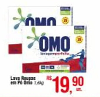 Fort Atacadista Lava roupas em Po Omo 1.6kg oferta