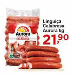 Rossi Supermercado Linguica Calabresa Aurora 1kg oferta