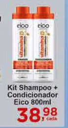 Rossi Supermercado Kit Shampoo + Condicionador Eico 800ml oferta