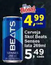 Rossi Supermercado Cerveja Skol Beats Senses lata 269ml oferta