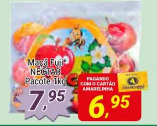 Maca Fuji Nectar pacote 1kg
