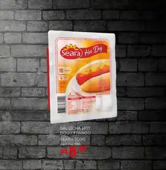 Bistek Supermercados Salsicha Hot Dog Frango Seara 500g oferta