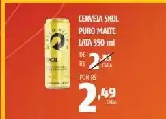 OXXO Cerveja skol puro malte 350ml oferta