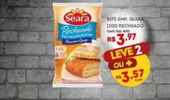 Bistek Supermercados Bife Emp Seara Recheado 120g oferta