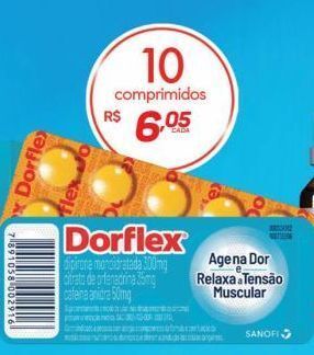 GBarbosa Dorflex caixa c / 10 comprimidos oferta