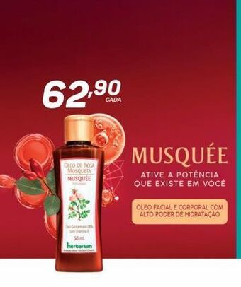 GBarbosa Musquée óleo facial e corporal 50ml oferta
