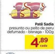 Carrefour Bairro Patê Sadia 100g oferta