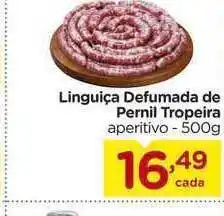 Linguiça Defumada De Pernil Tropeira 500g