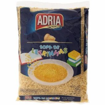 Beira Alta Mac ovos adria 500gr sopa de letrinhas oferta