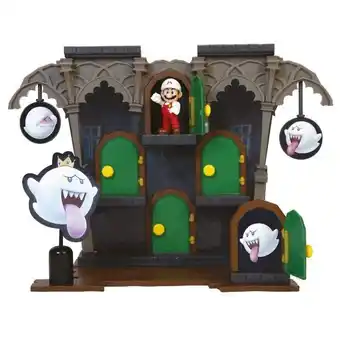 Super mario deluxe boo mansion playset - candide