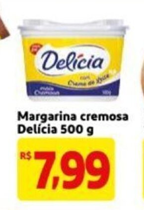 Extra Supermercado Margarina Cremosa Delicia 500g oferta