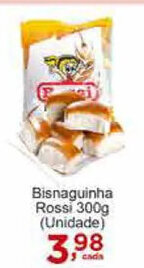 Rossi Supermercado Bisnaguinha Rossi 300g oferta