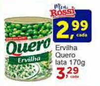 Rossi Supermercado Ervilha Quero Lata 170g oferta