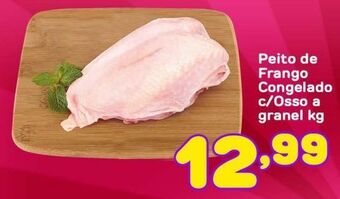 Costazul Supermercados Peito de frango congelado c/osso a granel kg oferta