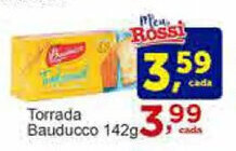 Rossi Supermercado Torrada Bauducco 142g oferta