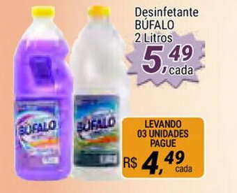 Amarelinha supermercados Desinfetante Bufalo 2L oferta