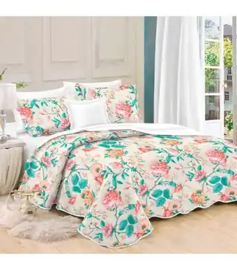Freitas Varejo Colcha de cama solteiro poliéster decorada útil bazar rf2012 oferta