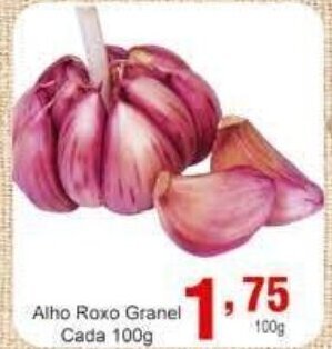 Alho Roxo Granel cada 100g