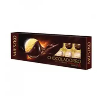 Supermercados Pague Menos Caixa de bombom polonês mieszko chocolate & vanilla 178g oferta