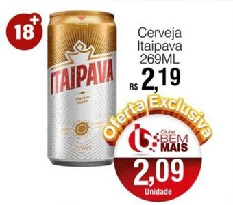 Supermercado Bem Barato Cerveja Itaipava 269ml oferta